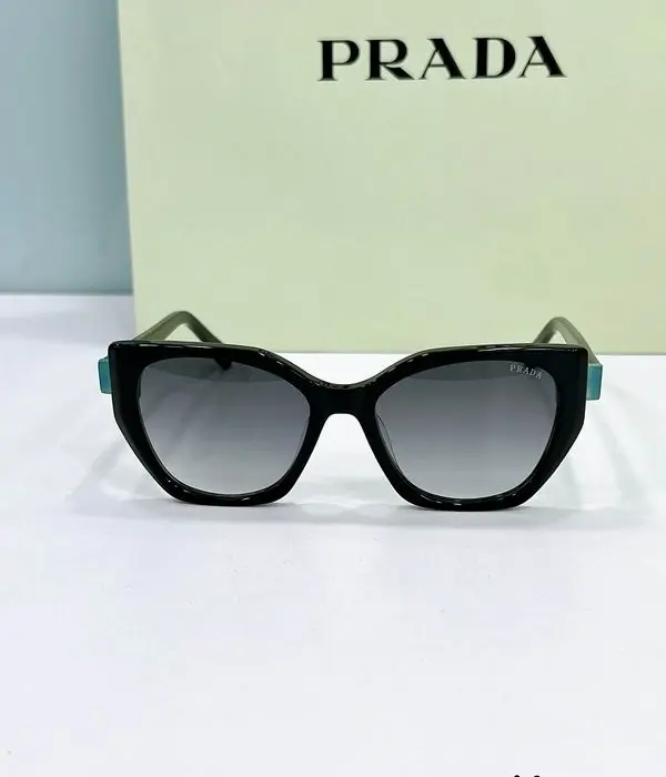 Prada PR 14WS Geometric Cat Eye Sunglasses In Different Colors