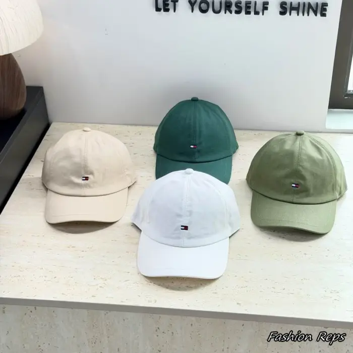 Tommy Hilfiger Classic Micro Flag Embroidered Baseball Caps In Multiple Colors