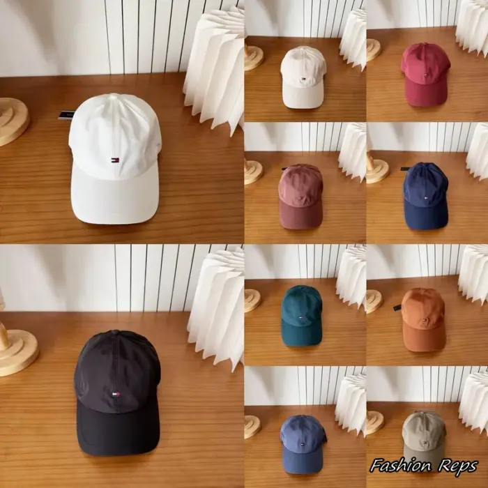 Tommy Hilfiger Tech Performance Micro Flag Baseball Caps In Multiple Colors