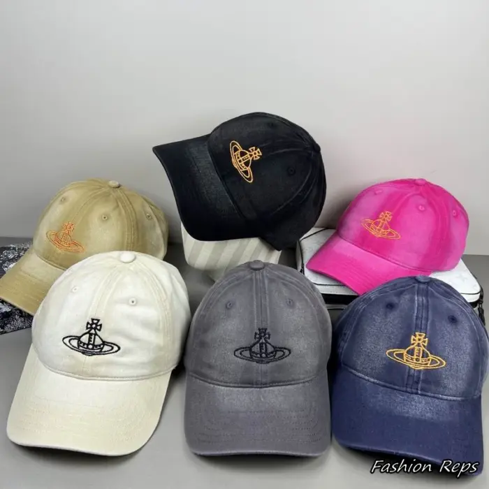 Vivienne Westwood Embroidered Orb Logo Baseball Cap In Different Colors