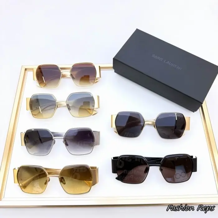 Saint Laurent SL M1721L Geometric Sunglasses In Different Colors