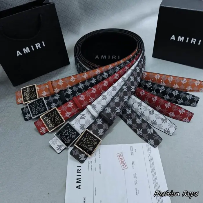 Amiri 38MM Gothic MA Buckle Belts