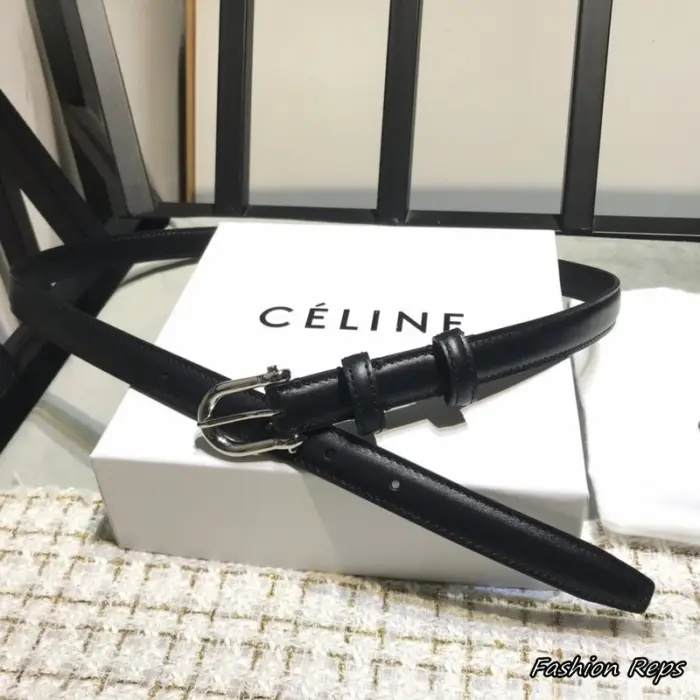 Celine 18MM Oval Pin Buckle Leather Belts In Different Buckle Colors