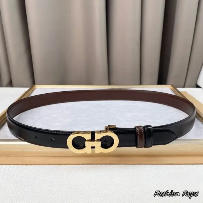 Ferragamo 30mm Reversible & Adjustable Gancini Belt In Different Buckle Colors