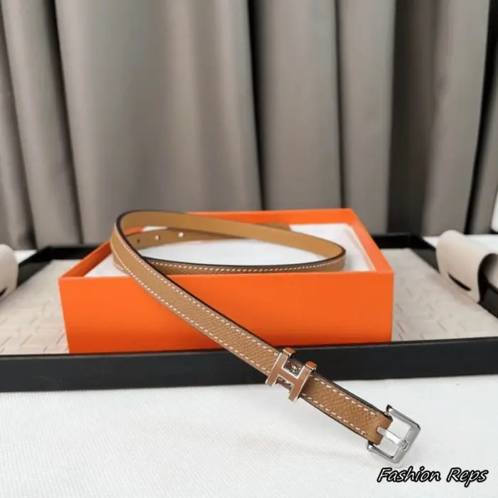 Hermes 15MM Lucky 15 Reversible Epsom Leather Belts In Different Colors