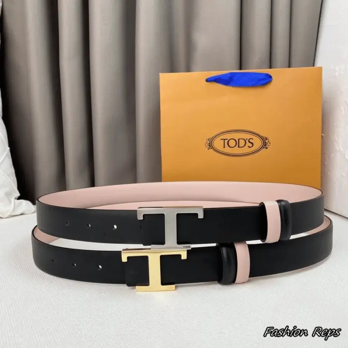 Tod’s 30MM Reversible T Timeless Leather Belt In Different Buckle Colors