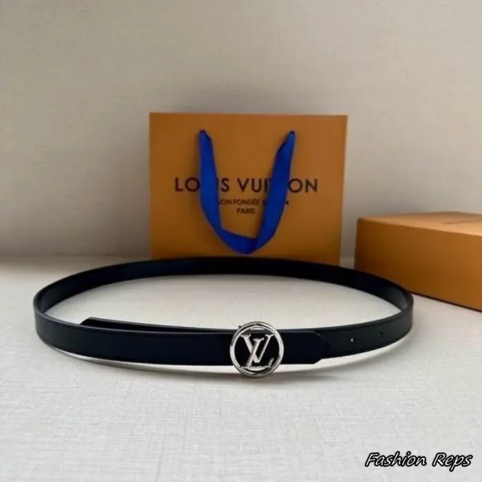 Louis Vuitton Classic LV Circle Medallion Leather Belt In Different Buckle Colors