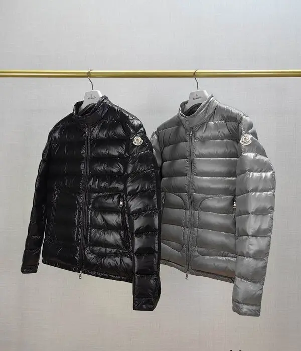 Moncler Lightweight Quilted Short Down Jacket in 2 Colors