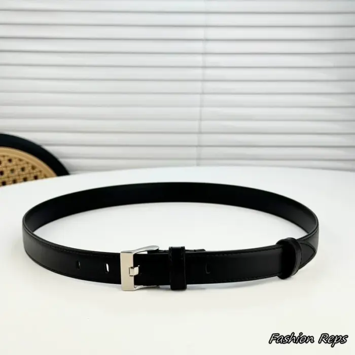 Bottega Veneta 25MM Slim Leather Belts in Different Buckle Colors