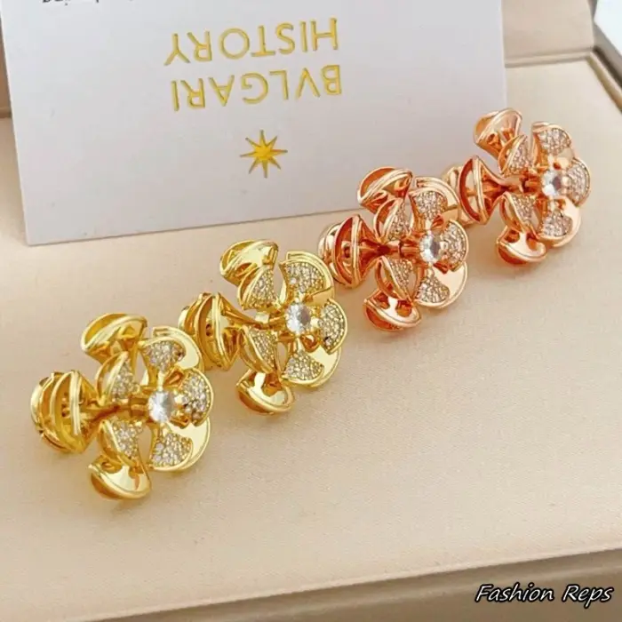 Bvlgari Divas Dream En Tremblant Floral Earrings In 2 Colors