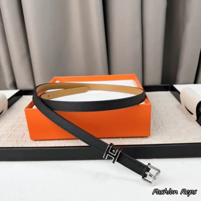 Hermes 15MM Lucky 15 Reversible Epsom Leather Belt In Different Colors