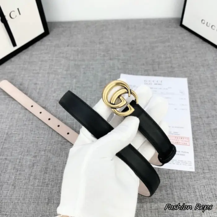 Gucci 20MM GG Marmont Leather Belt