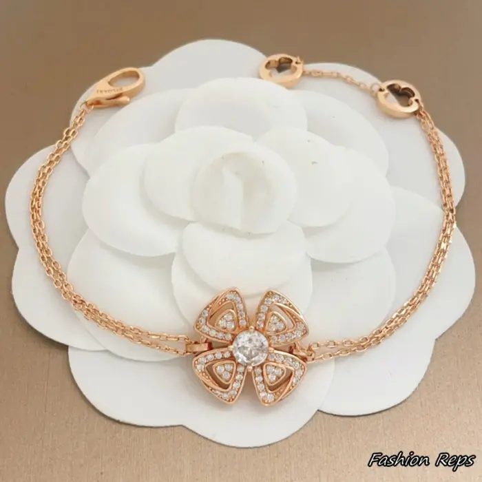 Bvlgari Fiorever Double Chain Bracelet