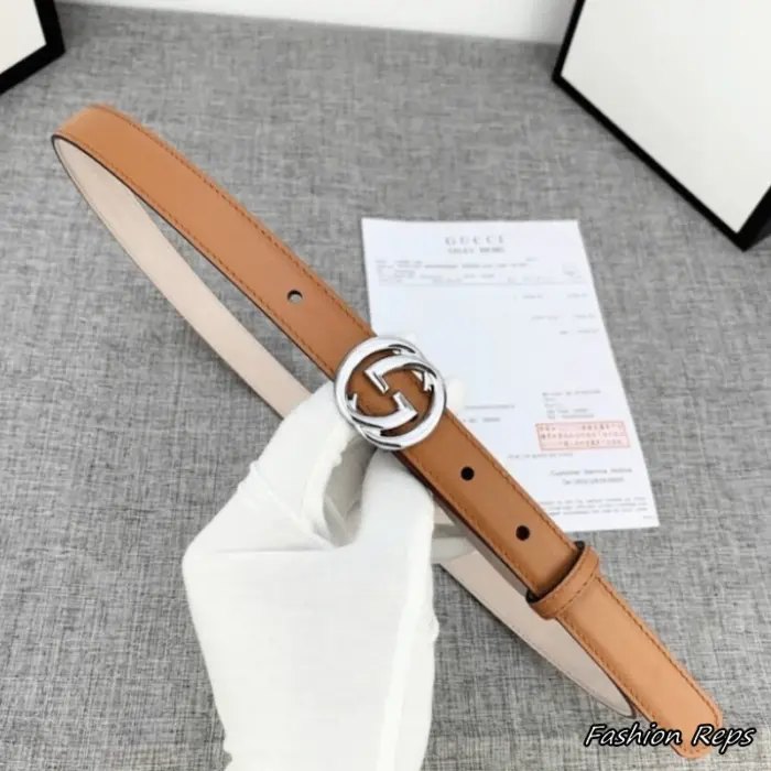 Gucci 20MM Interlocking G Leather Belt