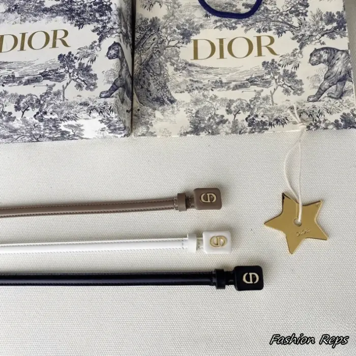 Christian Dior 12MM Slim CD Buckle Belt In Different Colors