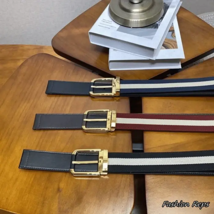 Bally 34MM Reversible Leather Belts