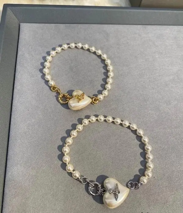 Vivienne Westwood Orietta Pearl Bracelet In 2 Colors