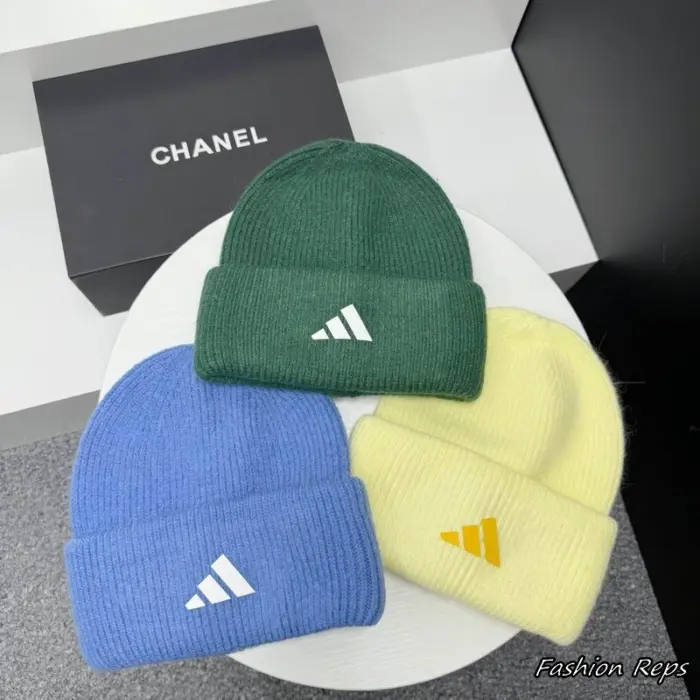 Adidas New Logo Cuff Beanies In Multiple Colors
