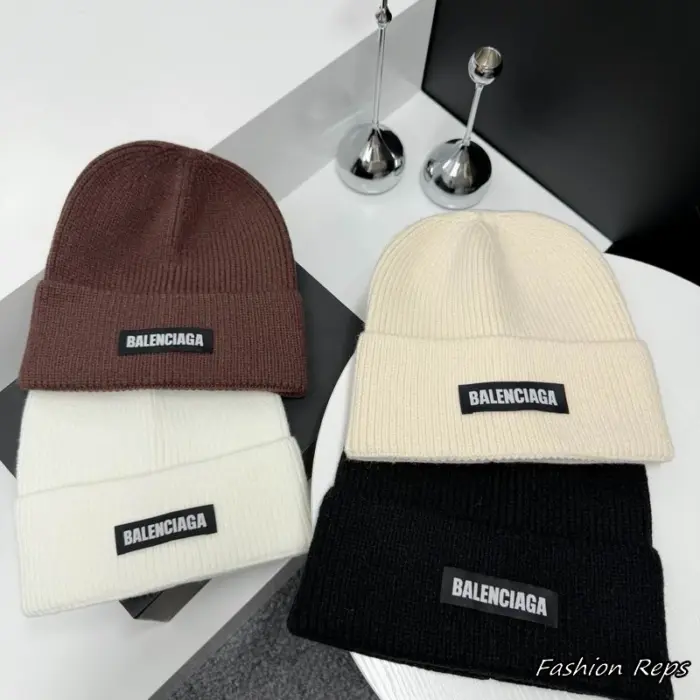 Balenciaga Rubber Logo Beanie In Different Colors