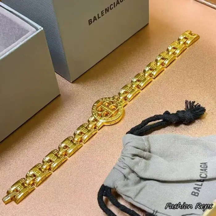 Balenciaga BB Logo Watch Link Bracelet