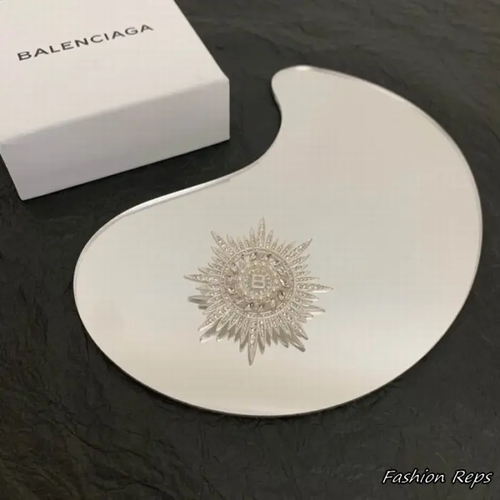 Balenciaga Faux Pearl & Crystal Starburst Brooch