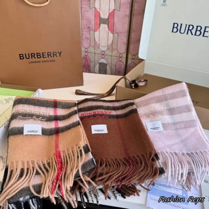Burberry Classic Check Cashmere Scarf In Different Colors
