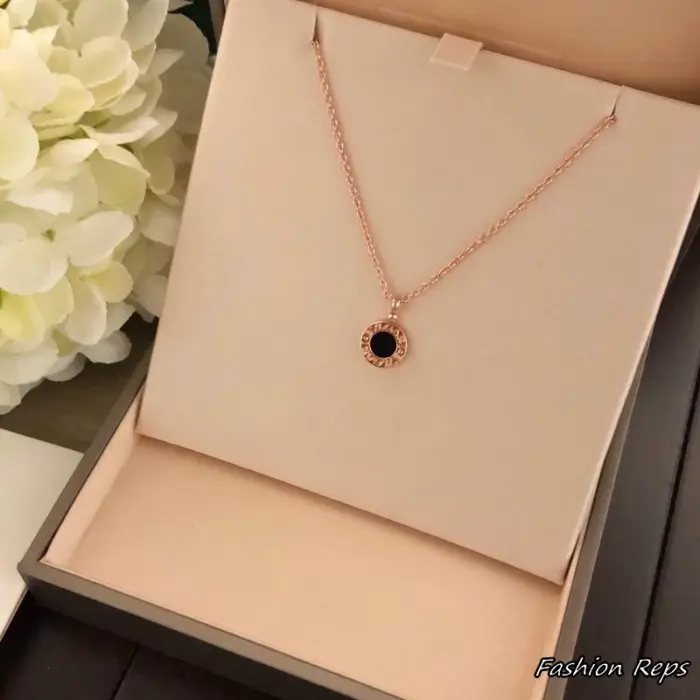Bvlgari Diamond Pendant Necklace & Earrings Set