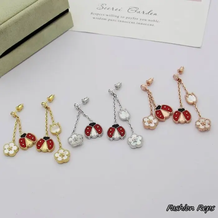 Van Cleef & Arpels Lucky Spring Earrings In Different Colors