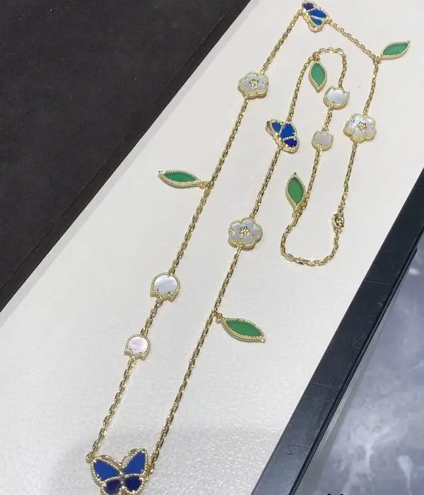 Van Cleef & Arpels Lucky Spring Butterfly Long Necklace