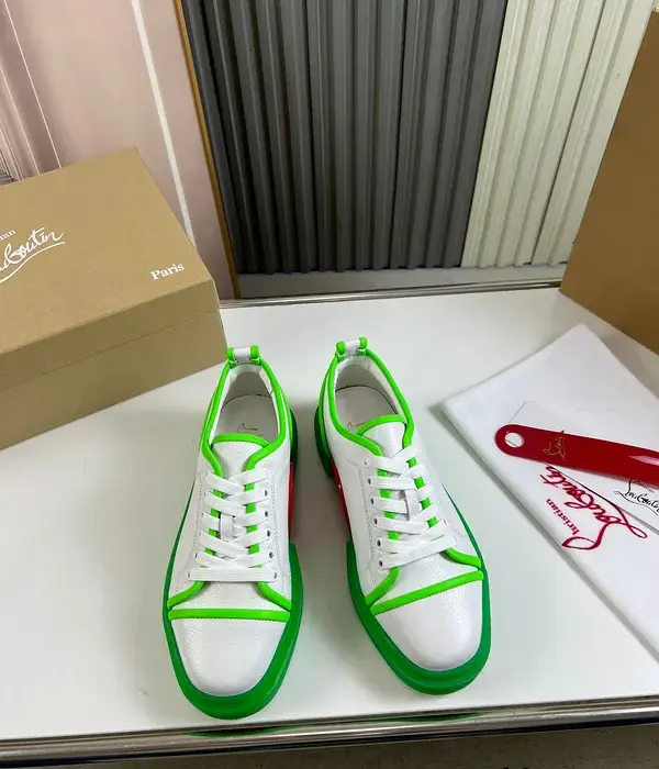 Christian Louboutin Men's Adolon Junior Sneakers In 2 Colors