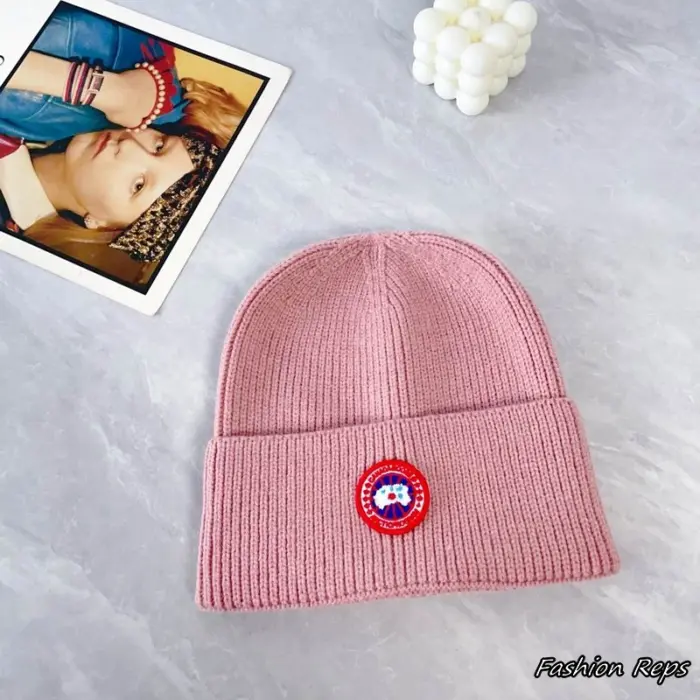 Canada Goose Heritage Logo Patch Beanies In Multiple Colors