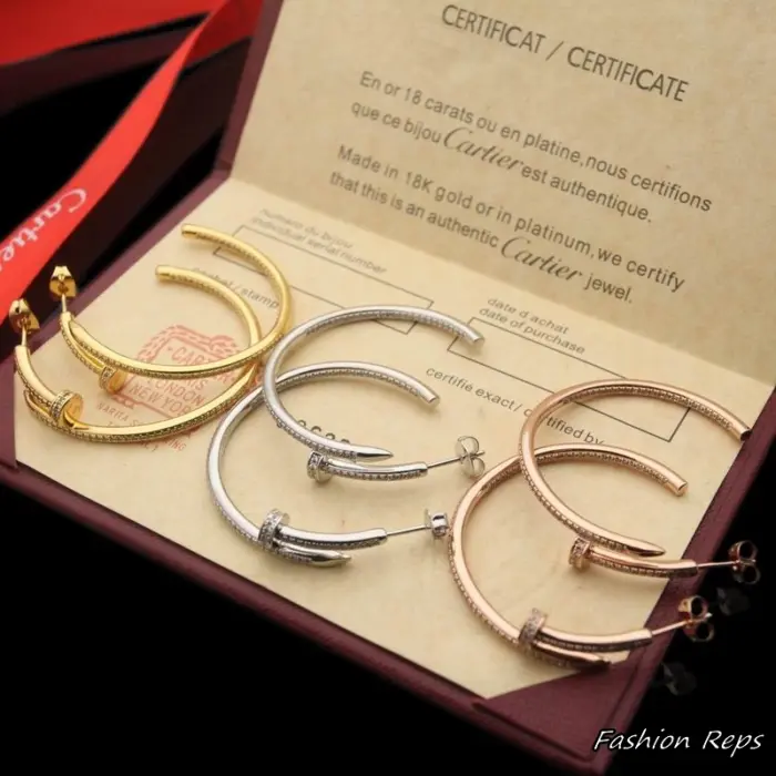 Cartier Juste Un Clou Hoop Earrings In Different Colors