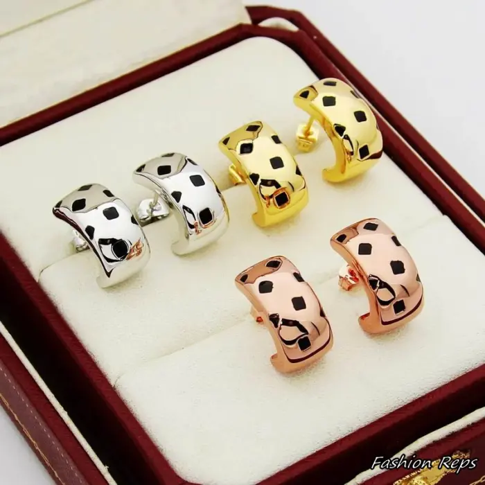 Cartier Panthere Hoop Earrings In Different Colors
