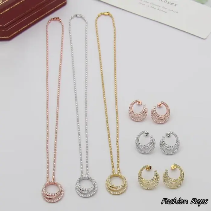Cartier Etincelle De Cartier Necklace & Earrings Set