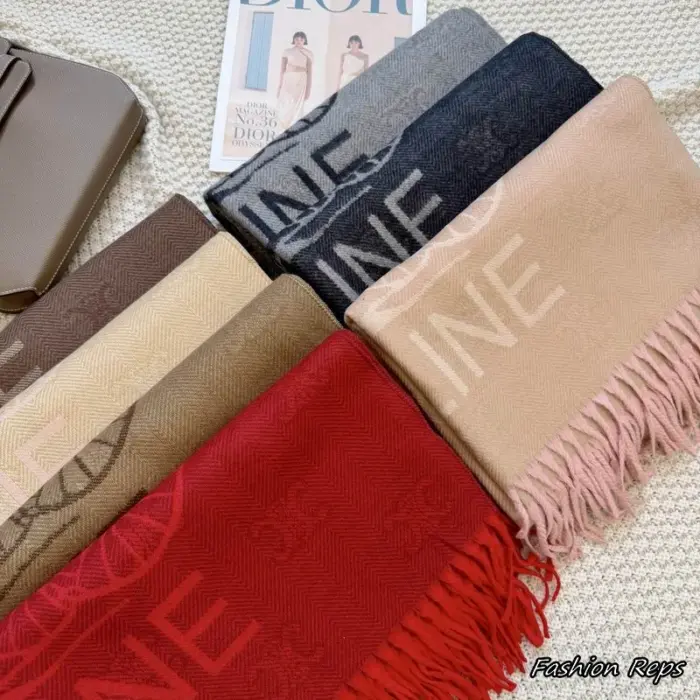 Celine Vintage Carriage Scarf In Multiple Colors