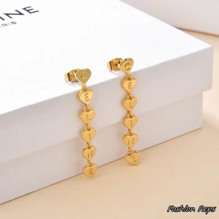 Celine Heart Earrings
