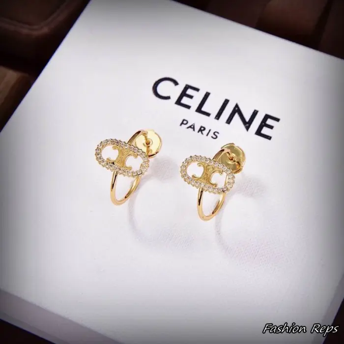 Celine Maillon Triomphe Hoops Earrings