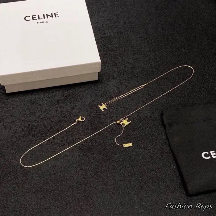 Celine Tassel Chain Necklace