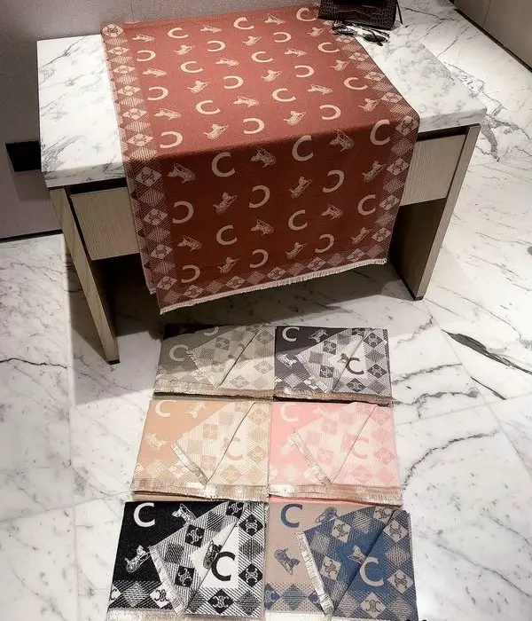 Chanel Jacquard Monogram Scarf In 2 Colors