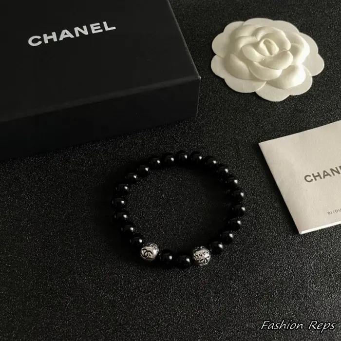 Chanel Resin Bead Bracelet