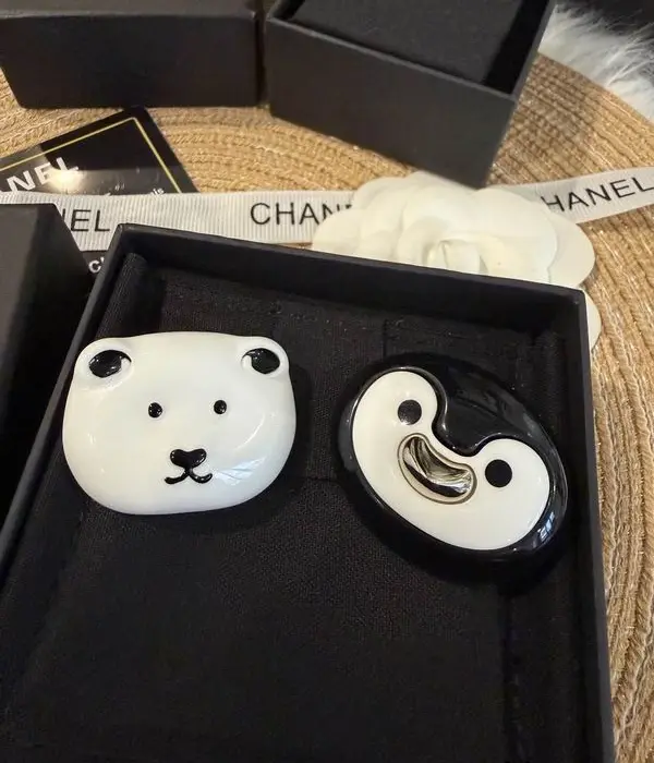 Chanel Brooch & Earrings Set