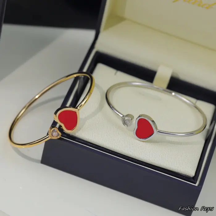 Chopard Happy Hearts Bangle Bracelets In 2 Colors