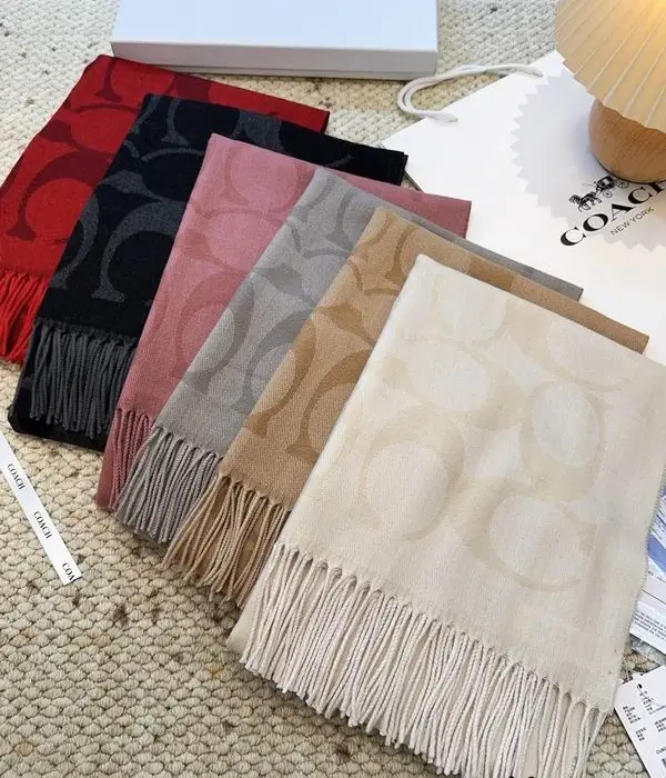 Coach Signature Oversized Monogram Scarfs In Multiple Colors