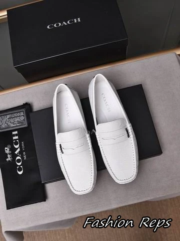 Coach Penny Debossed Loafers In Multiple Colors