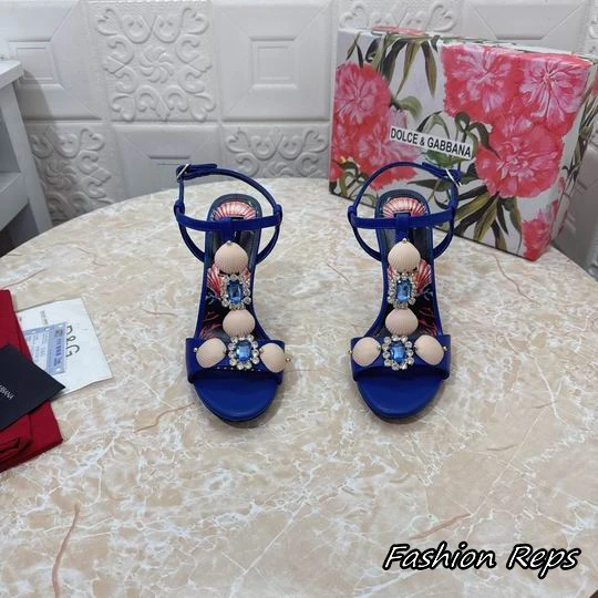 Dolce & Gabbana Gemstone Embellishments Heels In Multiple Colors