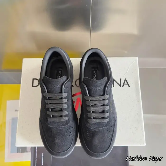 Dolce & Gabbana Low Top Suede Sneakers