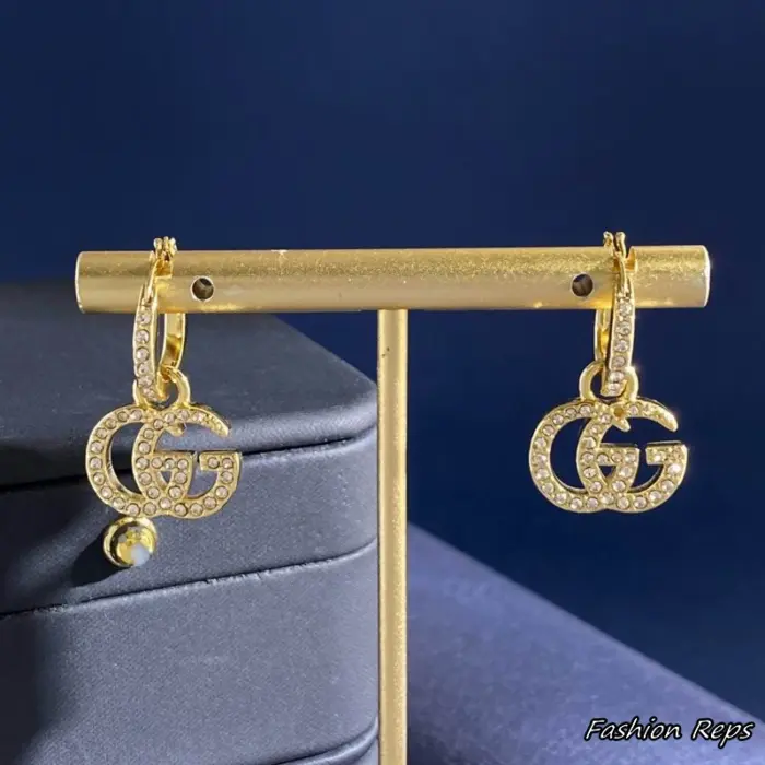 Gucci GG Marmont Crystal Earrings