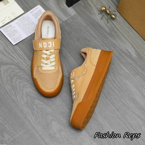 DSQUARED2 Low Top Sneakers With Prominent Velcro Strap In Different Colors