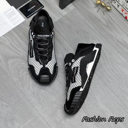 Dolce & Gabbana NS1 Mesh Pattern Sneakers