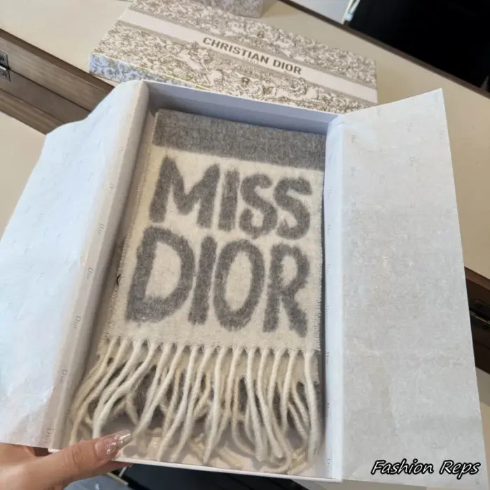 Miss Dior Graffiti Print Scarf